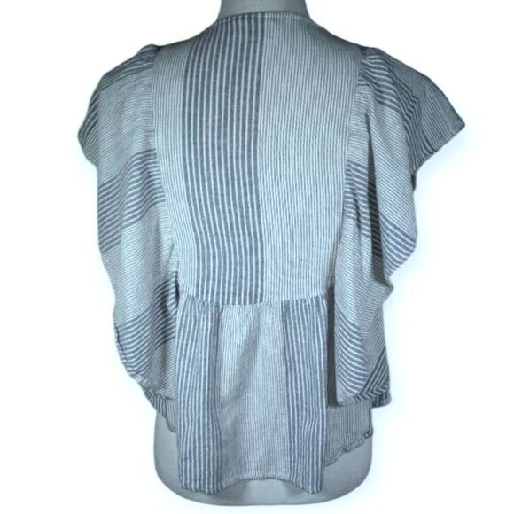 MELROSE & MARKET BLUE & WHITE STRIPE TOP SZ.XXS EUC. - Picture 4 of 6